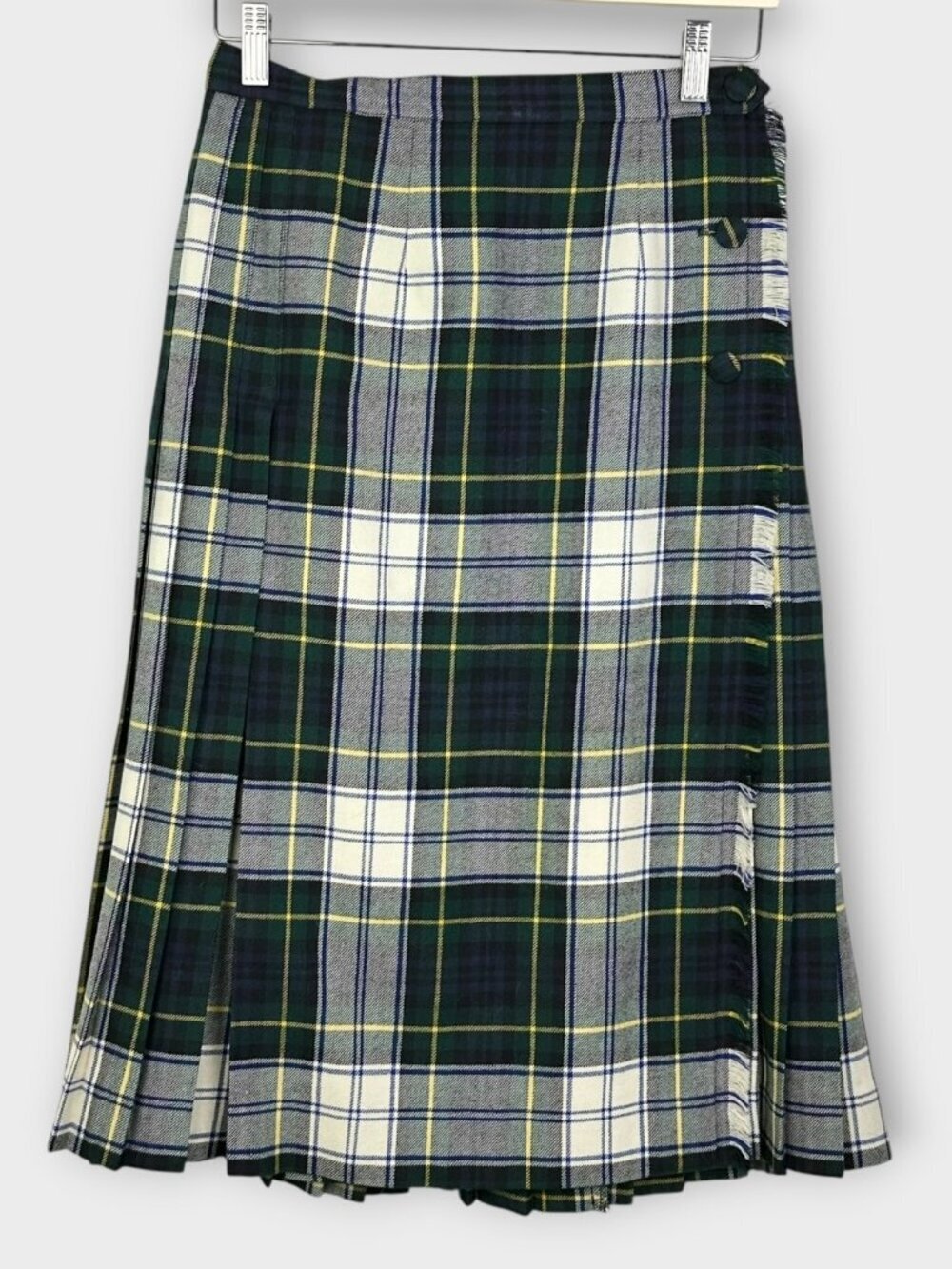 Vintage Wool Gordon Dress Tartan Kilt